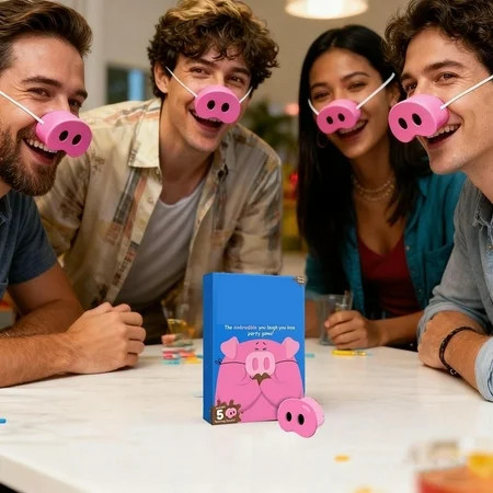 Snort Funny Party Games, The Oinkcredible You Laugh You Lose Party Game Pig Game with 150 Challenge Cards Fun and Engaging Family Reunion & Adult Games for Groups | Walmart (US)