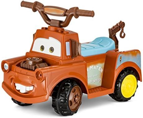 Kid Trax Toddler Disney Cars 3 Tow-Mater Electric Quad Ride On Toy, Kids 1.5-3 Years Old, 6 Volt ... | Amazon (US)