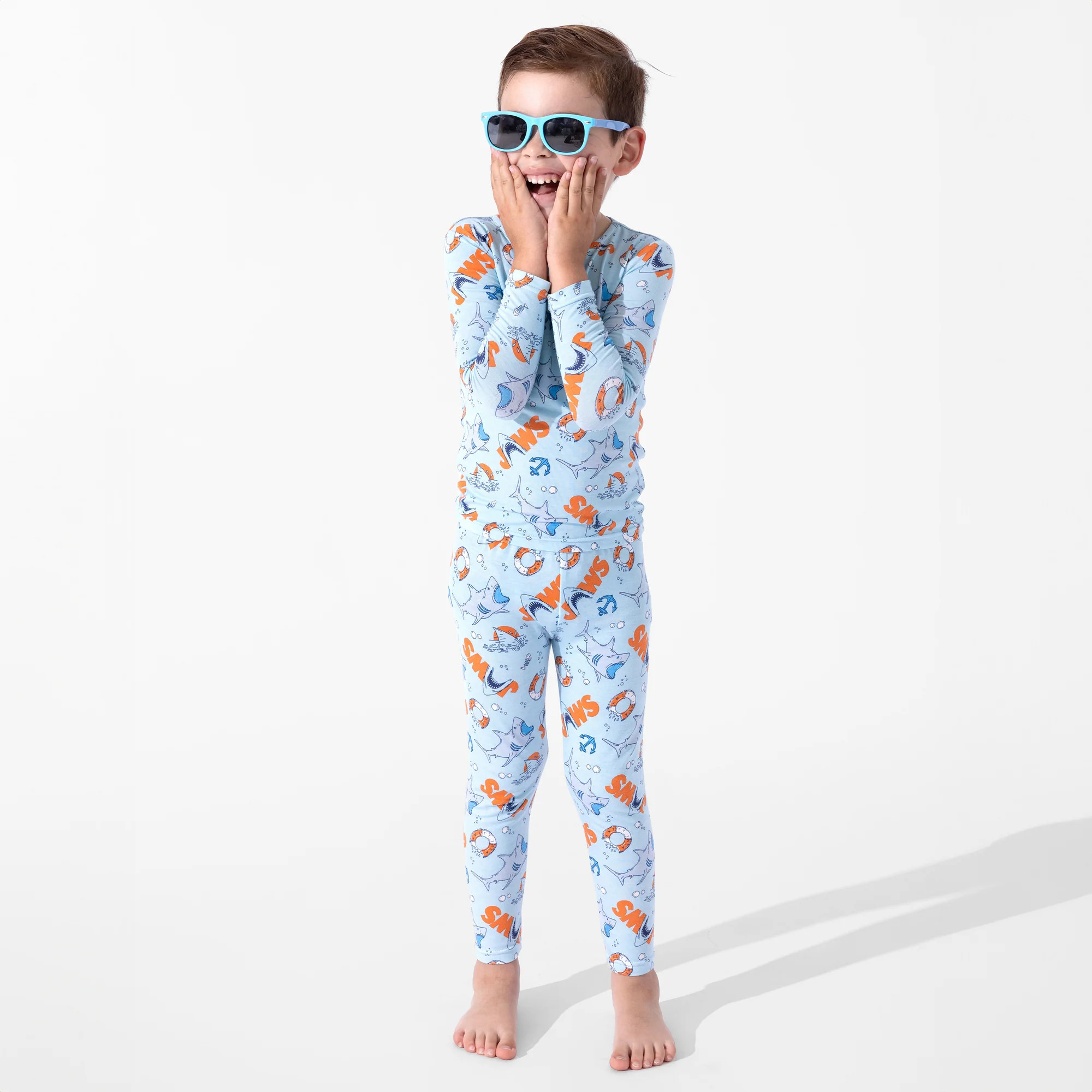 JAWS Bamboo Kids Pajamas | Bellabu Bear