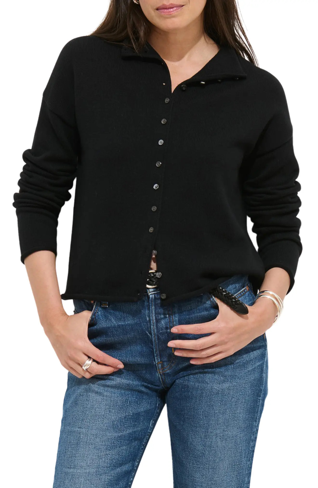 Alex Mill Taylor Cotton & Cashmere Cardigan (Women) | Nordstrom | Nordstrom