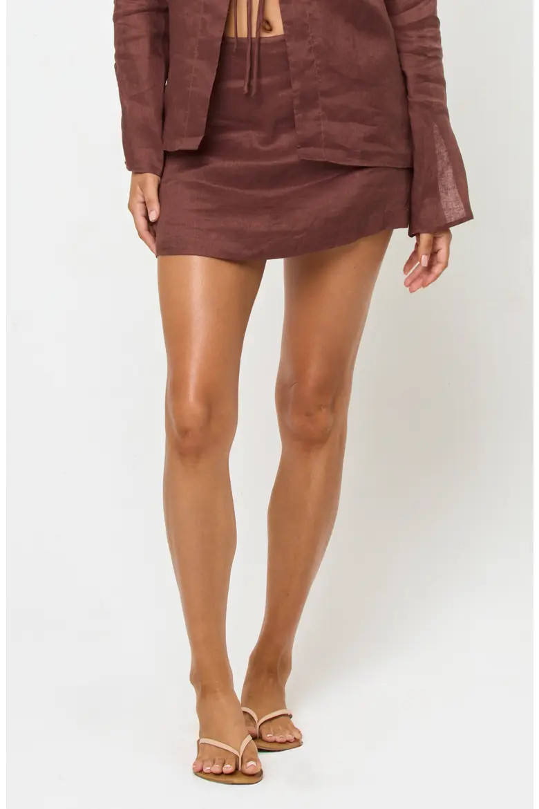 Venice Linen Cover-Up Skort (Women) | Nordstrom | Nordstrom