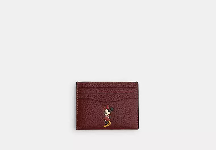 Disney X Coach Card Case In Regenerative Leather With Motif | Coach (US)