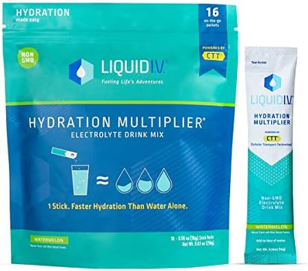 Amazon.com: Liquid I.V. Hydration Multiplier - Watermelon - Hydration Powder Packets | Electrolyt... | Amazon (US)