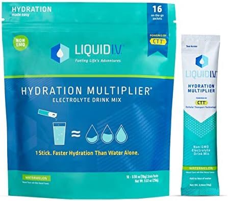 Liquid I.V. Hydration Multiplier - Watermelon - Hydration Powder Packets | Electrolyte Drink Mix ... | Amazon (US)