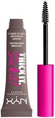 NYX Professional Makeup Thick It. Stick It! Ultra Buildable Brow Mascara, Tints & Thickens with 1... | Amazon (UK)