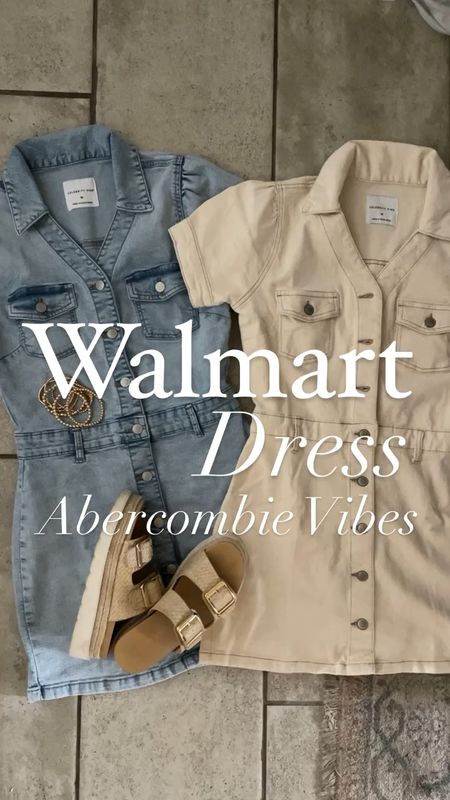 Like and comment “WALMART DRESS” to have all links sent directly to your messages. Couldn’t believe this dress is Walmart - so versatile, dress up or down, work appropriate and a very flattering fit! ✨ 
.
#walmartfashion #walmart #walmartstyle #casualstyle #summeroutfit #countryconcert #dresses #denimdress

#LTKstyletip #LTKfindsunder50 #LTKsalealert