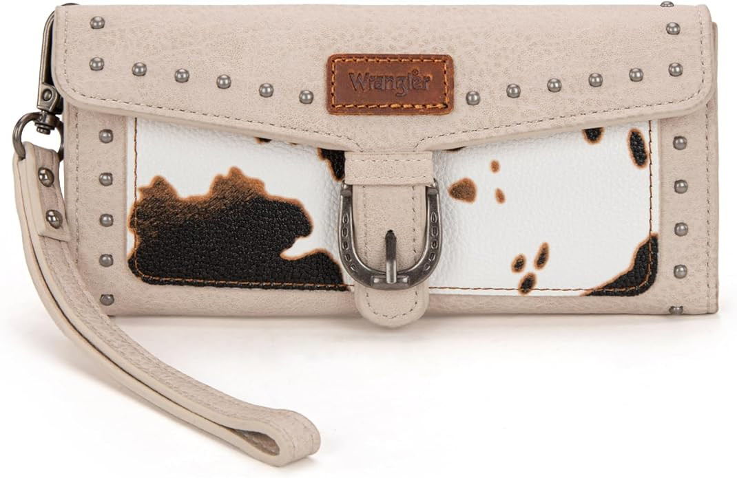 Montana West X Wrangler Womens Wallet Western Wristlet for Women Large Rfid Wallet with Detachabl... | Amazon (US)