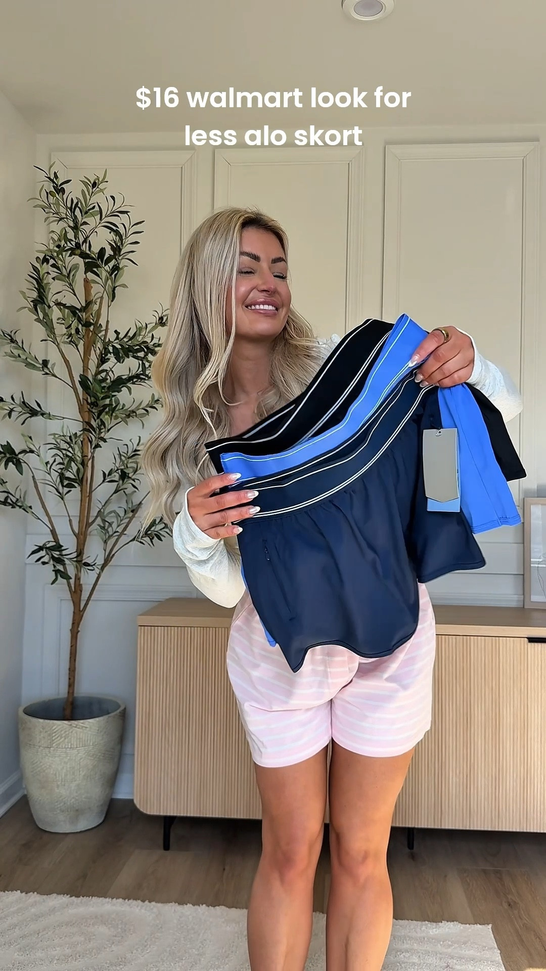 $16 viral look for less alo skort from walmart!!!! Im wearing size small. 

Walmart ALO dupe skort, Walmart tennis skort, Walmart athletic skort, affordable activewear skort, Walmart workout skort, Amazon ALO dupe alternative, budget tennis skirt outfit, Walmart athleisure outfit, sporty mom outfit, Walmart fitness fashion, activewear on a budget, Walmart skort outfit idea, pickleball outfit Walmart, golf skort Walmart, running errands athleisure outfit, affordable athleisure finds, Walmart spring activewear, viral skort dupe Walmart, Walmart Alo inspired outfit, everyday athletic skort outfit

#LTKfitnessgoals #LTKootd #LTKActive