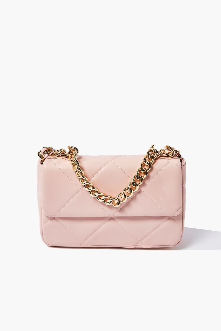 Quilted Faux Leather Crossbody Bag | Forever 21 (US)
