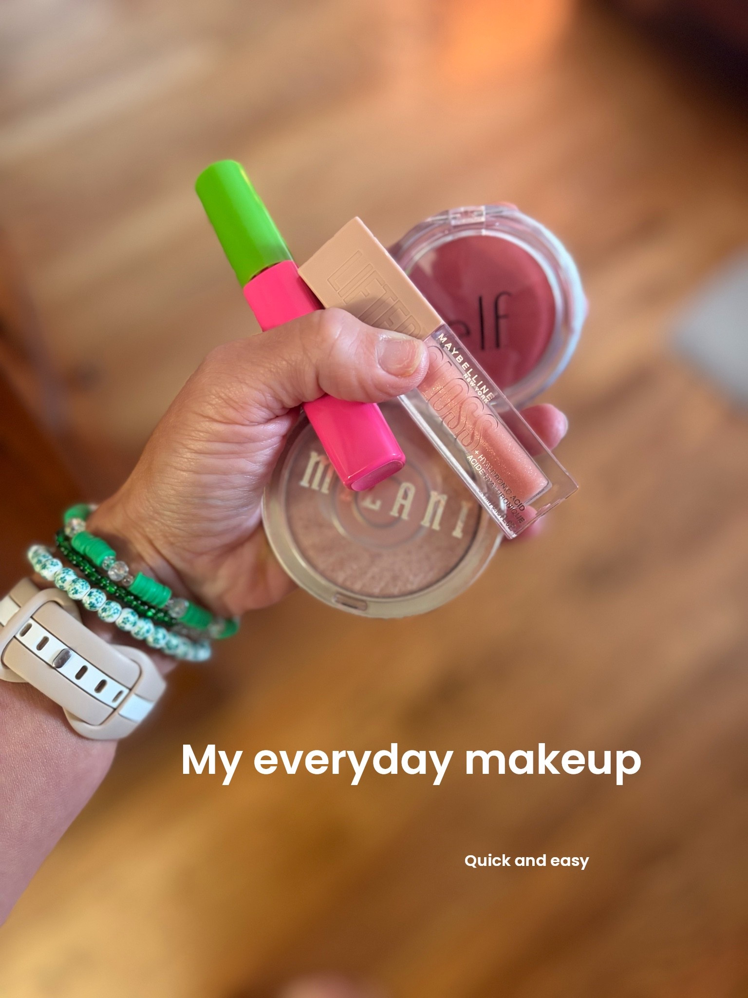 A few simple products I use each day for a little glow.  I have this gloss in a bunch of colors. 


#LTKdayinmylife #makeup #dailyface #lipgloss #bronzer #blush

#LTKgrwm #LTKBeauty #LTKmomlife