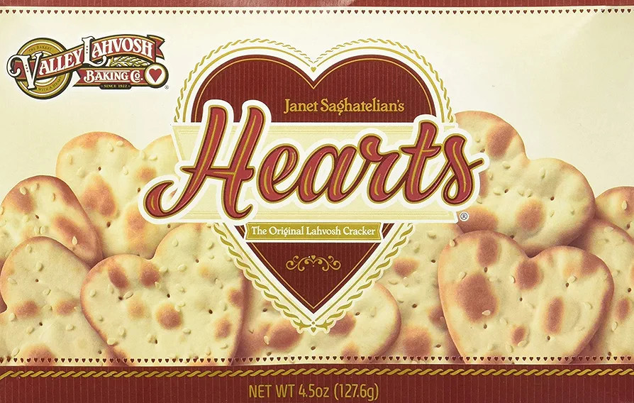 Valley Lahvosh Hearts Crackers 4.5 oz (Pack of 4) | Amazon (US)