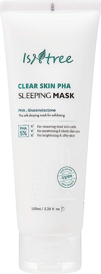 ISNTREE Clear Skin PHA Hydrating Exfoliating Sleeping Mask 3.38 fl. oz. - Korean Skin Care Sleepi... | Amazon (US)