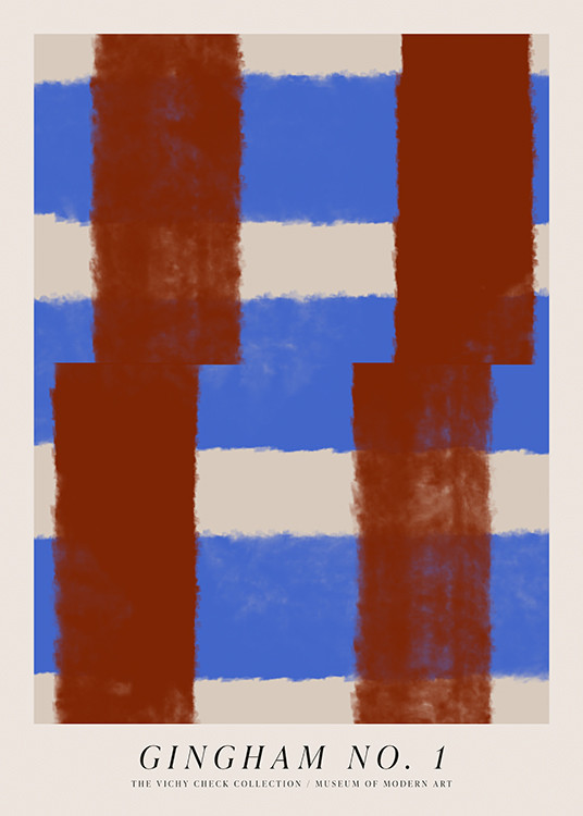 Gingham No1 Print | Desenio