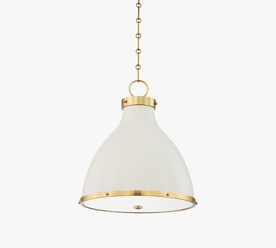 Jocelyn Metal Dome Pendant (16"-22") | Pottery Barn (US)