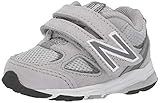 New Balance 888 V2 Hook and Loop Running Shoe, Grey/Grey, 2 Wide US Unisex Little_Kid | Amazon (US)
