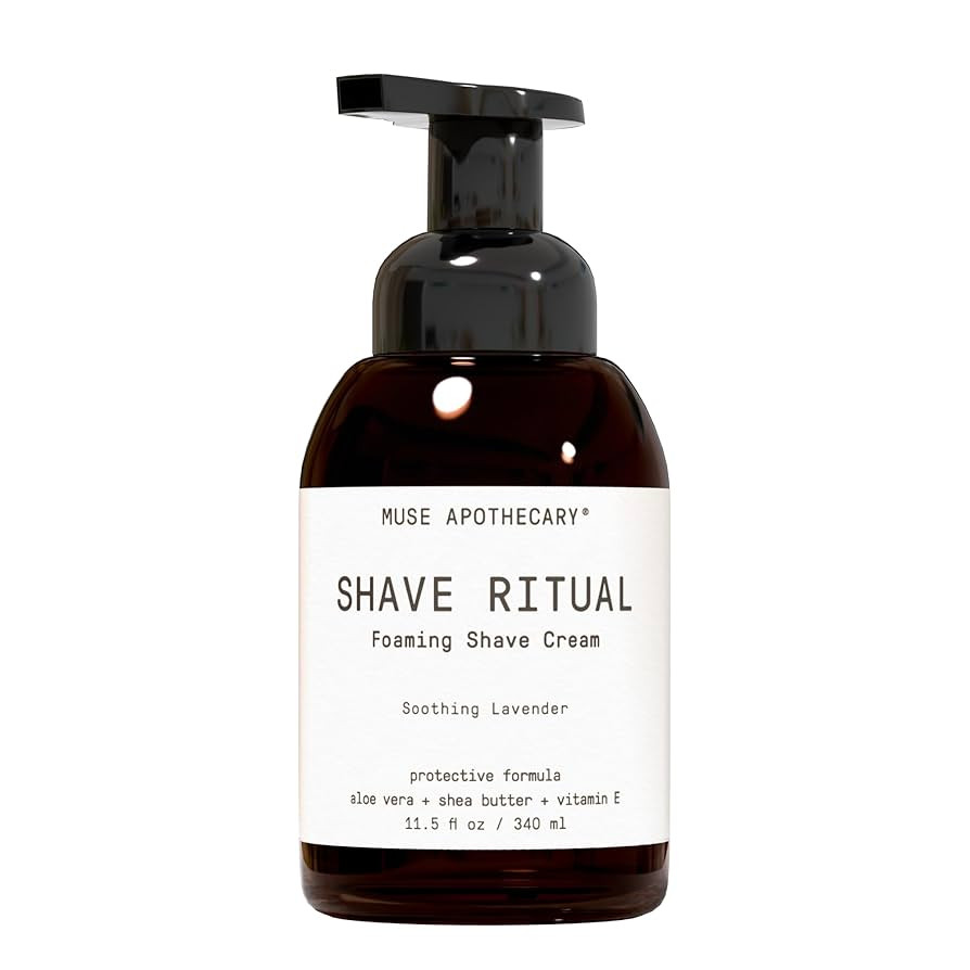 Muse Apothecary Foaming Shave Ritual - Natural Shaving Cream Sensitive Skin - Womens Shaving Crea... | Amazon (US)