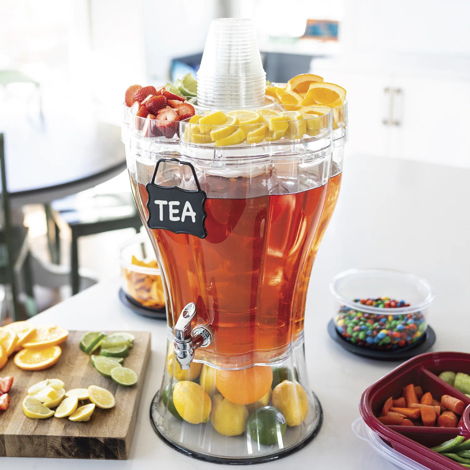 Buddeez 3.5 Gallon Serve Top Beverage Dispenser with Removable Ice Cone | Wayfair | Wayfair North America