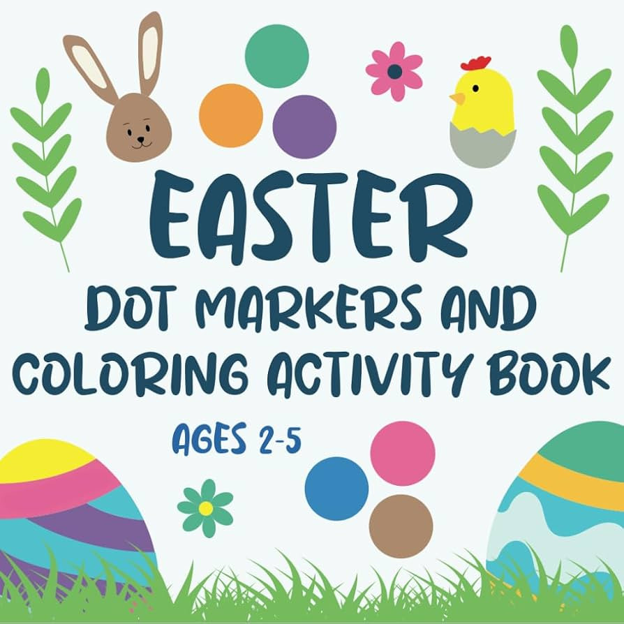 Easter Dot Markers and Coloring Activity Book: Basket Stuffers & Gift for Kids Ages 2-5 | For Gir... | Amazon (US)
