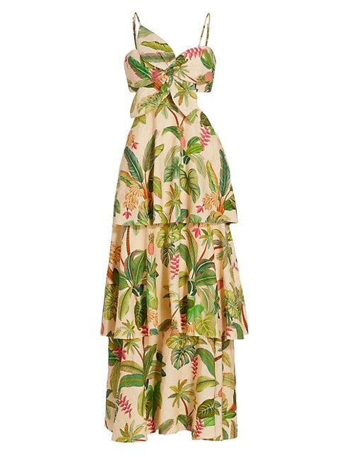Fruit Forest Ruffled Maxi Dress | Saks Fifth Avenue