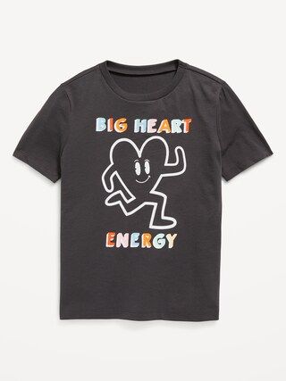 Matching &#x22;Big Heart Energy&#x22; Graphic T-Shirt for Boys | Old Navy (US)