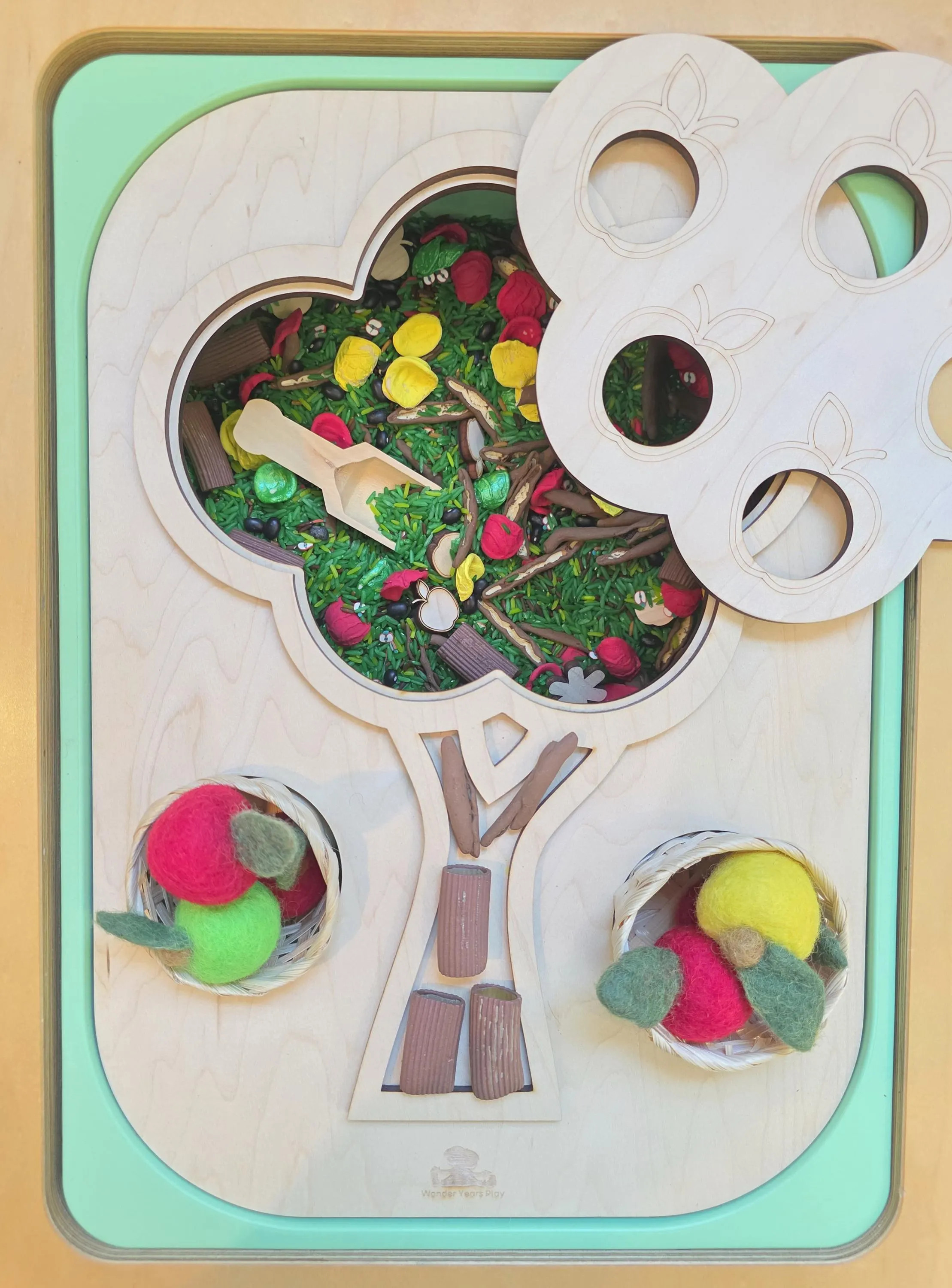 Tree Flisat Insert with Interchangeable Accessories / Wood Tree Sensory Tray / Fruit Tree Trofast Lid / Farm Tree Fillable Sensory Puzzle | Etsy (Global)