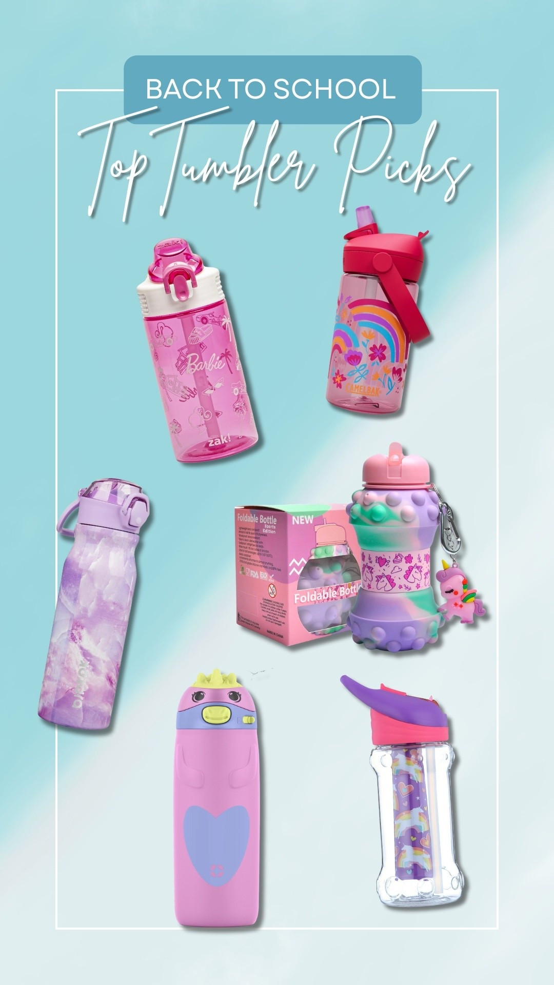 Her top tumbler picks are in fun colors, just the right size, and perfect for school days or outings 💕 

#LTKKids #LTKTravel