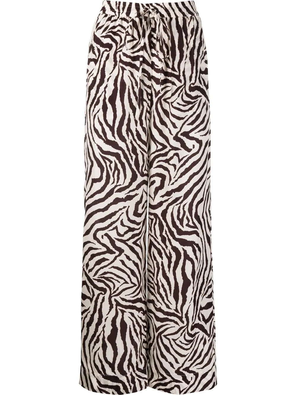 P.A.R.O.S.H. zebra-print Silk Trousers - Farfetch | Farfetch Global