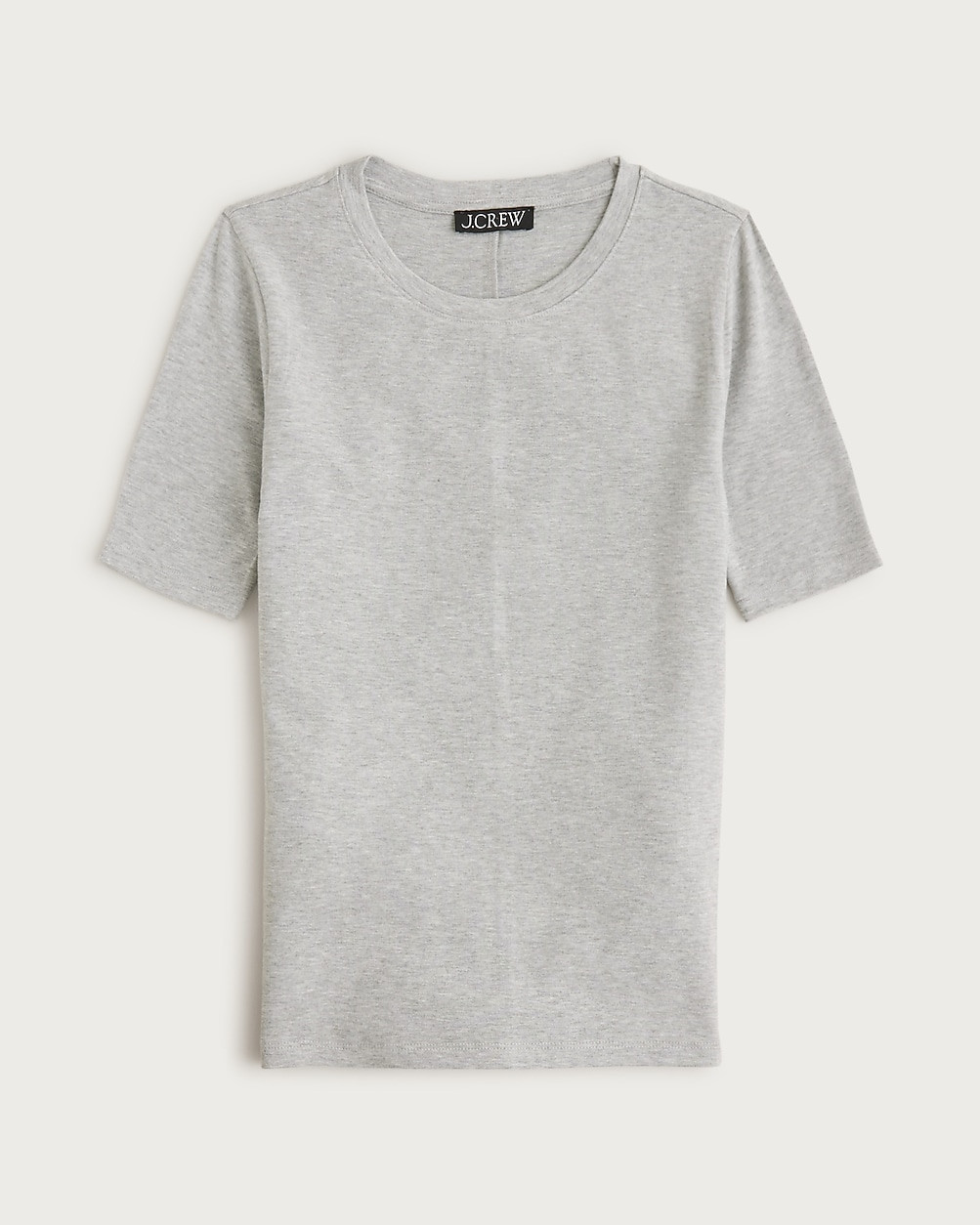 Refined rib elbow-sleeve T-shirt | J. Crew US