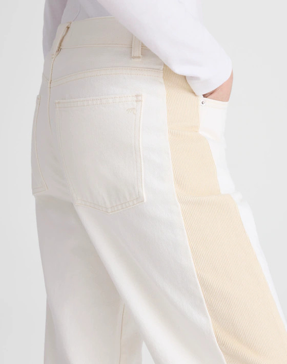 Pieced Barrel-Leg Jeans | Madewell