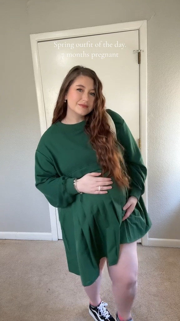 Outfit of the day 7 months pregnant
Bump style
Dress the bump 
Maternity style
Pregnancy style

#LTKbump #LTKfindsunder100 #LTKstyletip