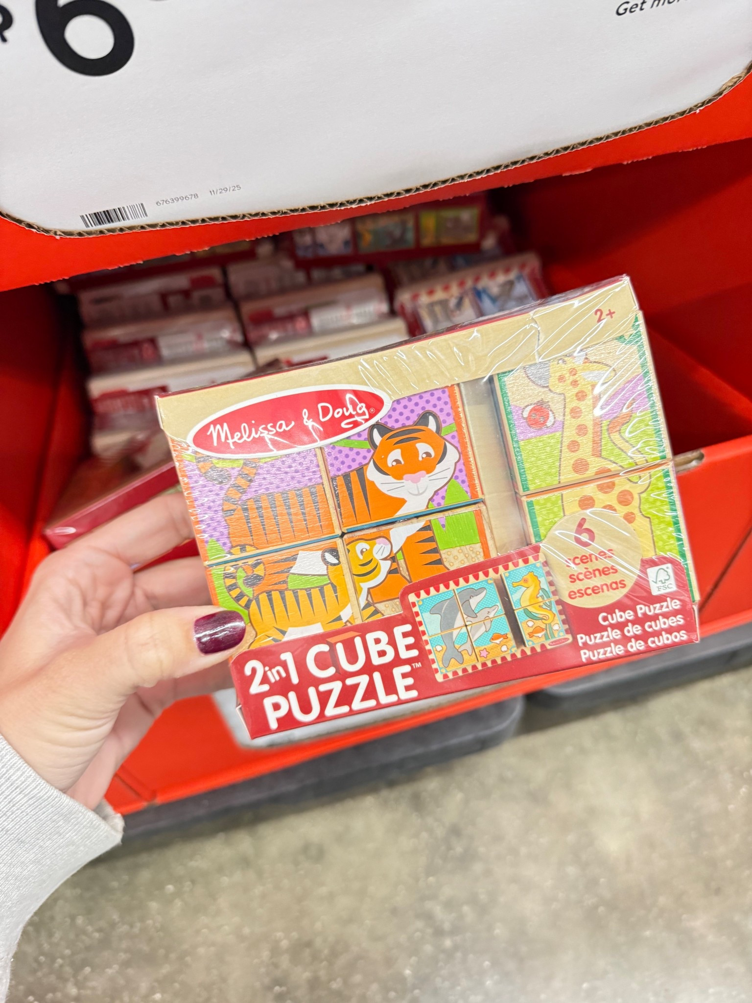 Melissa & Doug 2 in 1 Wooden Cube Puzzle - Animals

#LTKKids #LTKGiftGuide #LTKHoliday