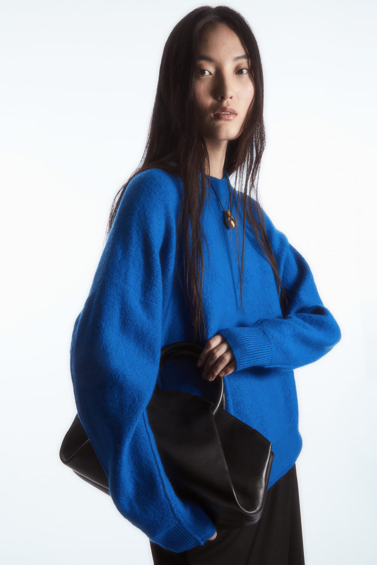 DROPPED-SHOULDER BOILED-WOOL JUMPER | COS (ANZ)