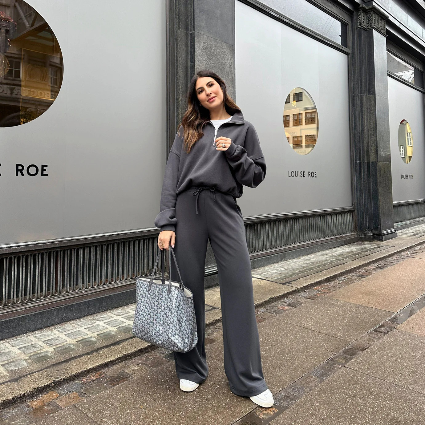 WIDE LEG JOGGERS - PETROL | WAT The Brand