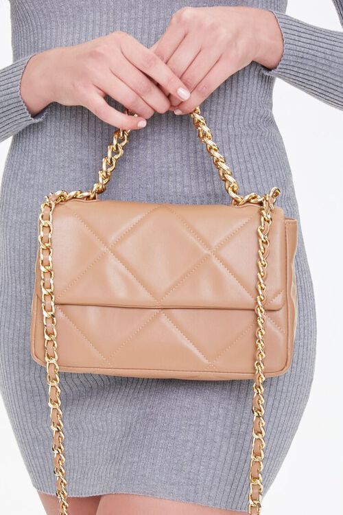 Quilted Faux Leather Crossbody Bag | Forever 21 (US)