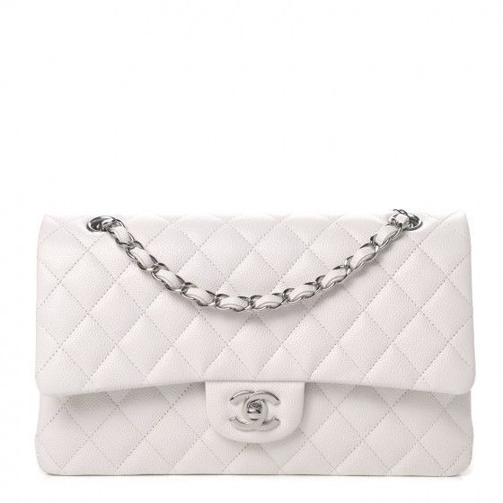 CHANEL

Caviar Quilted Medium Double Flap White | Fashionphile