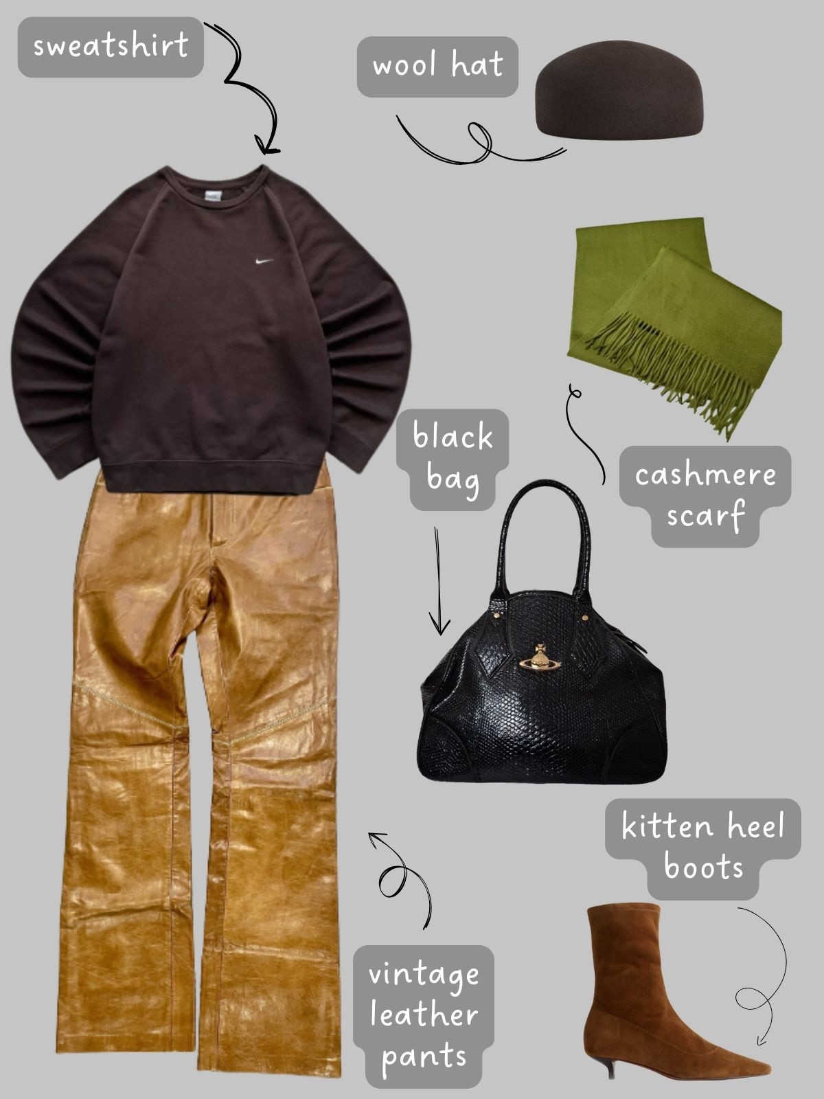 The secondhand-first winter capsule. 

You can read the whole post and all of the outfit examples on my blog. 
