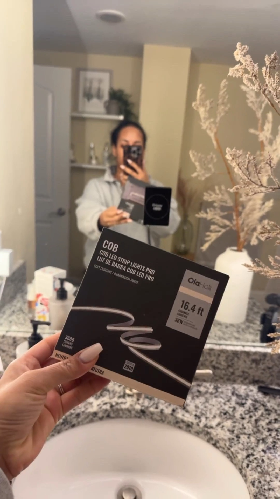 LED strip lights that elevates the lighting in your bathroom or anywhere you want to add a touch of light. They’re renters friendly and very easy to install! 

#LTKFindsUnder50 #LTKHome