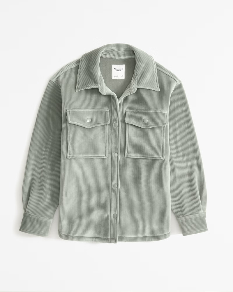 Corduroy Shirt Jacket | Abercrombie & Fitch (US)