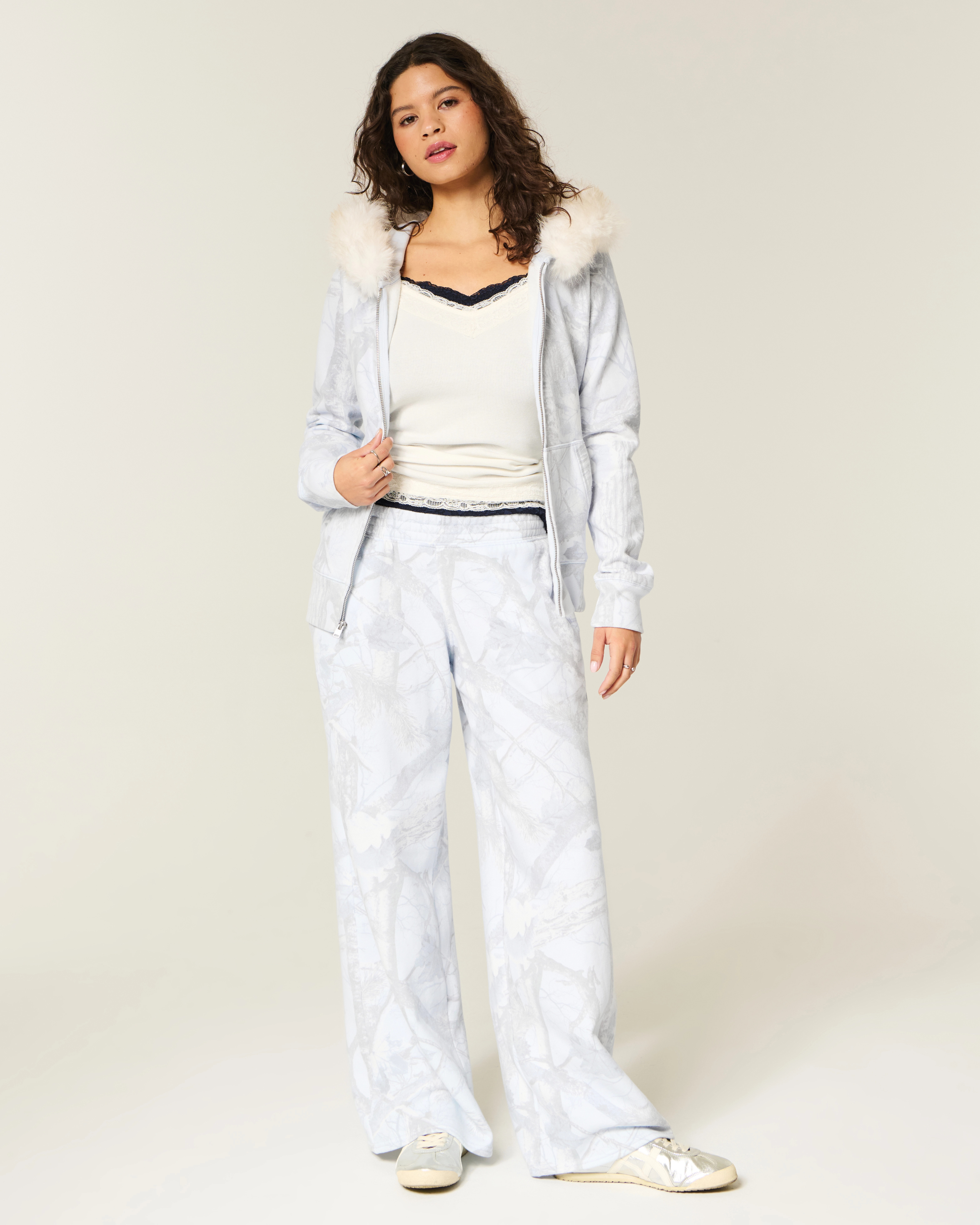 Blue Camo Baggy Sweatpants | Hollister (US)