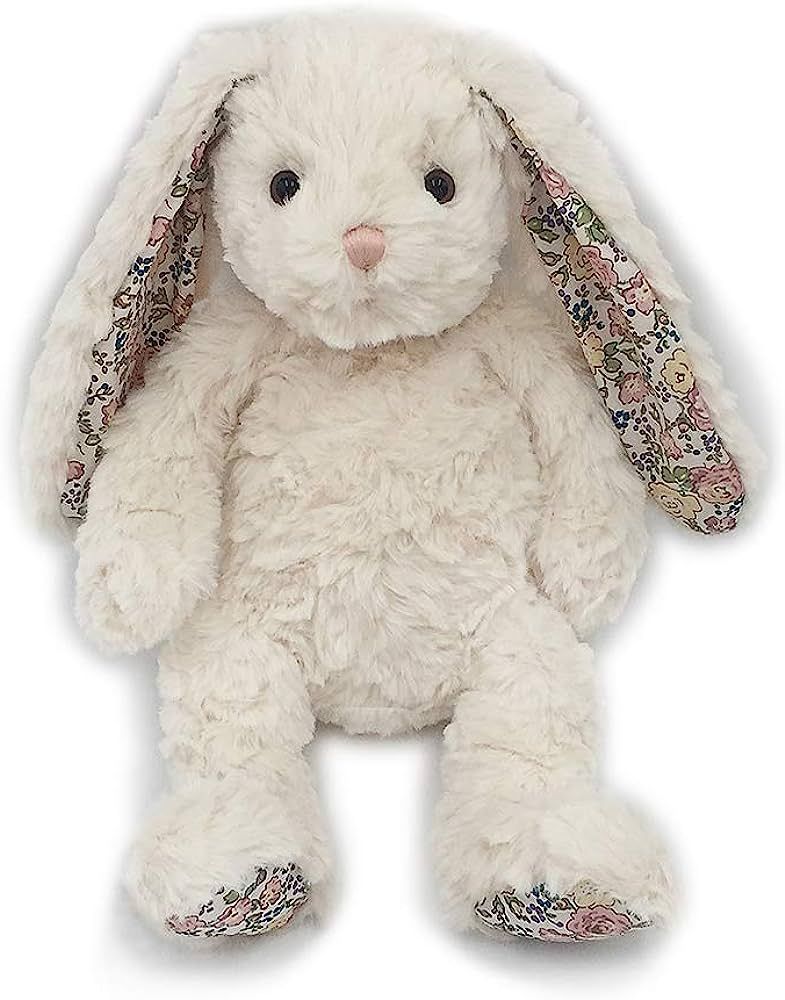 MON AMI Faith French Bunny,Floral Bunny Stuffed Animal,Fun Adorable Soft and Cuddly Stuffed Toy A... | Amazon (US)
