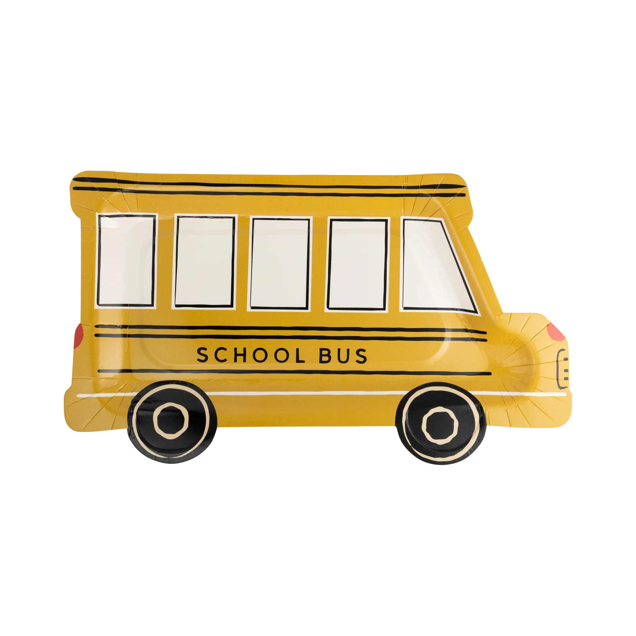 School Bus Shaped Plate | My Mind's Eye