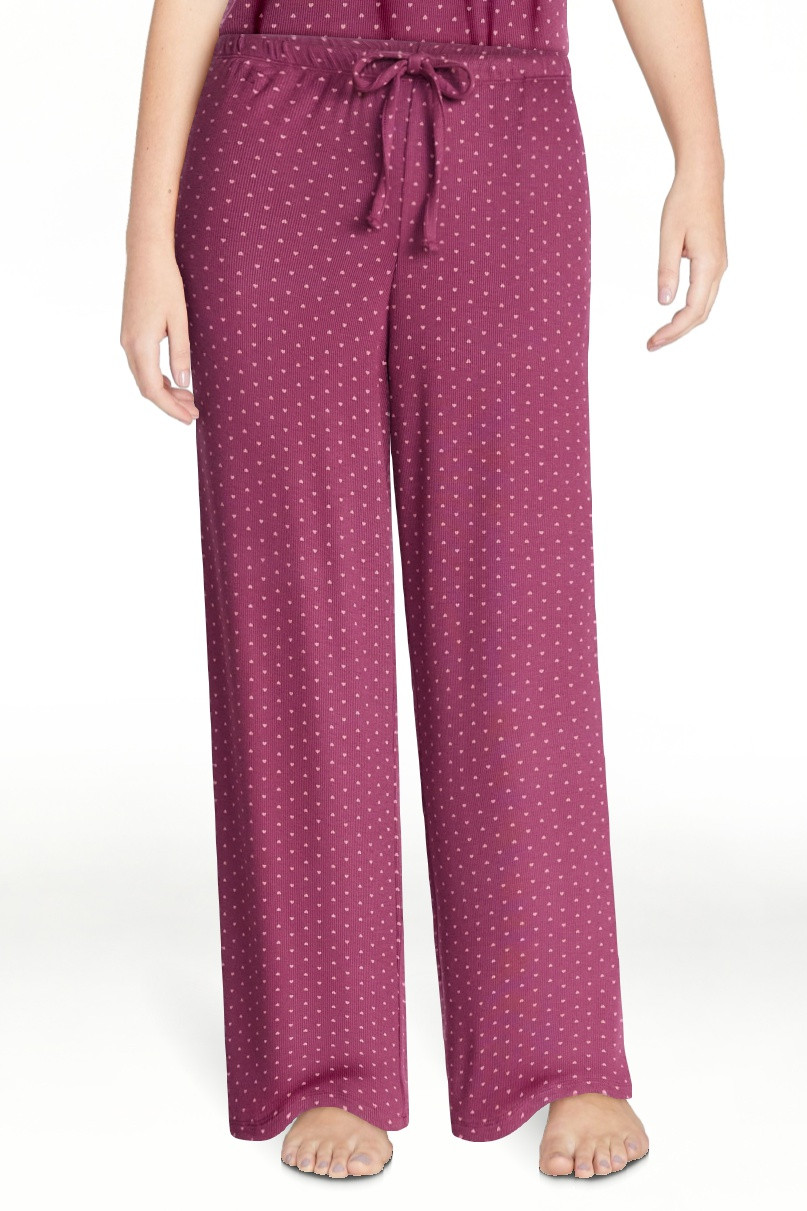 Joyspun Women\u2019s Modal Blend Ribbed Sleep Pants, 29'' Inseam, Sizes XS-3X | Walmart (US)
