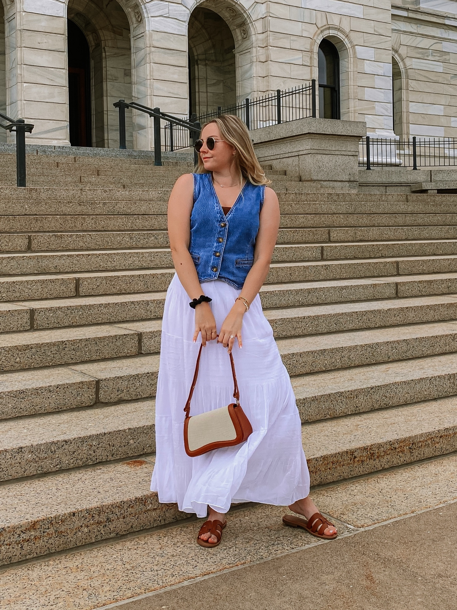 My favorite summer look! Maxi skirt and denim vest can’t be beat 🫶🏼

All items linked are currently on sale! 

#LTKFindsUnder50 #LTKSaleAlert #LTKSeasonal