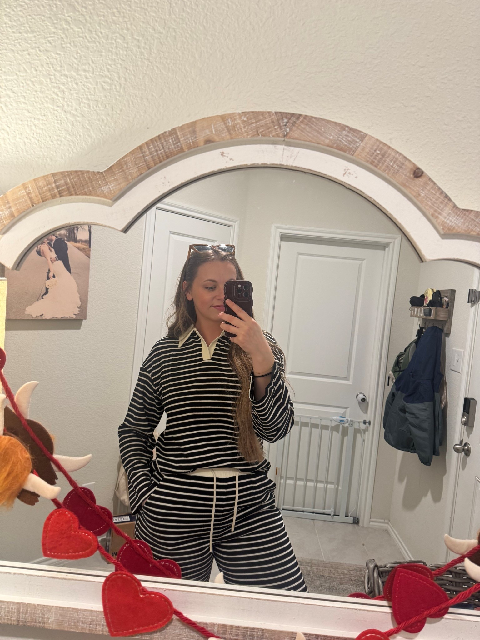 Cutie Amazon set! I sized down to get a more fitted look. Go with your true size if you want it oversized! 