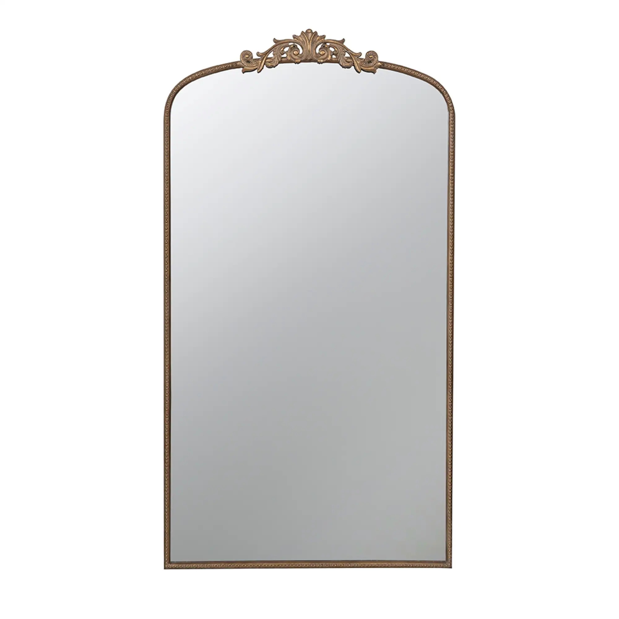 Baroque Style Full Length Arched Mirror - 5.5' - Gold | Bed Bath & Beyond