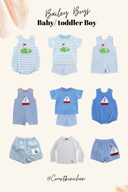 The cutest baby boy and toddler boy outfits for summer from Bailey Boys

#LTKkids #LTKbaby
