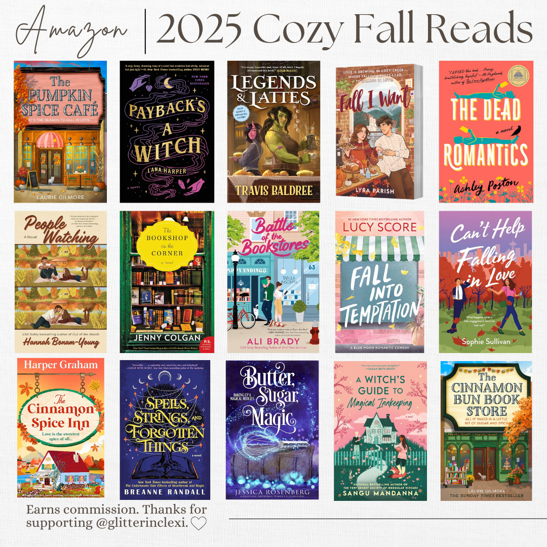 Cozy fall reads 2025 

 
