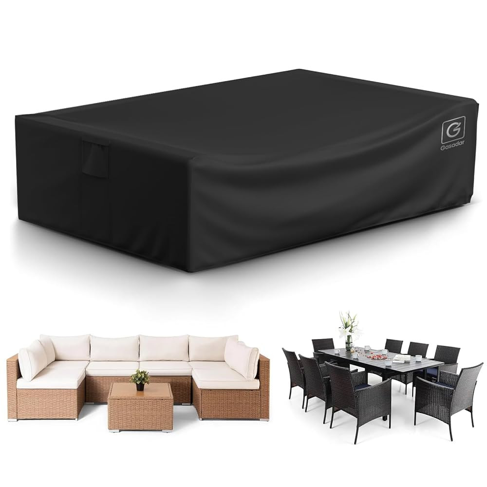 Patio Furniture Covers, Outdoor Furniture Cover Waterproof, 500D Heavy Duty, All Weather Protecti... | Amazon (US)