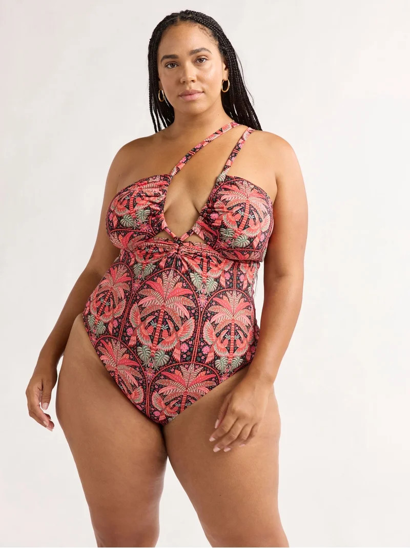 Sofia by Sofia Vergara Women's and Women's Plus Claudia One Piece Swimsuit, Sizes XS-3X | Walmart (US)