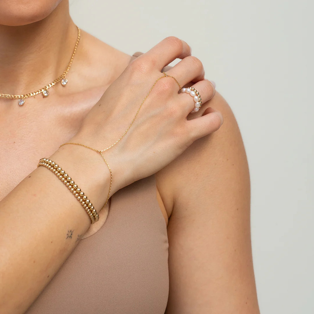 Flat Box Hand Chain | LINK'D THE LABEL